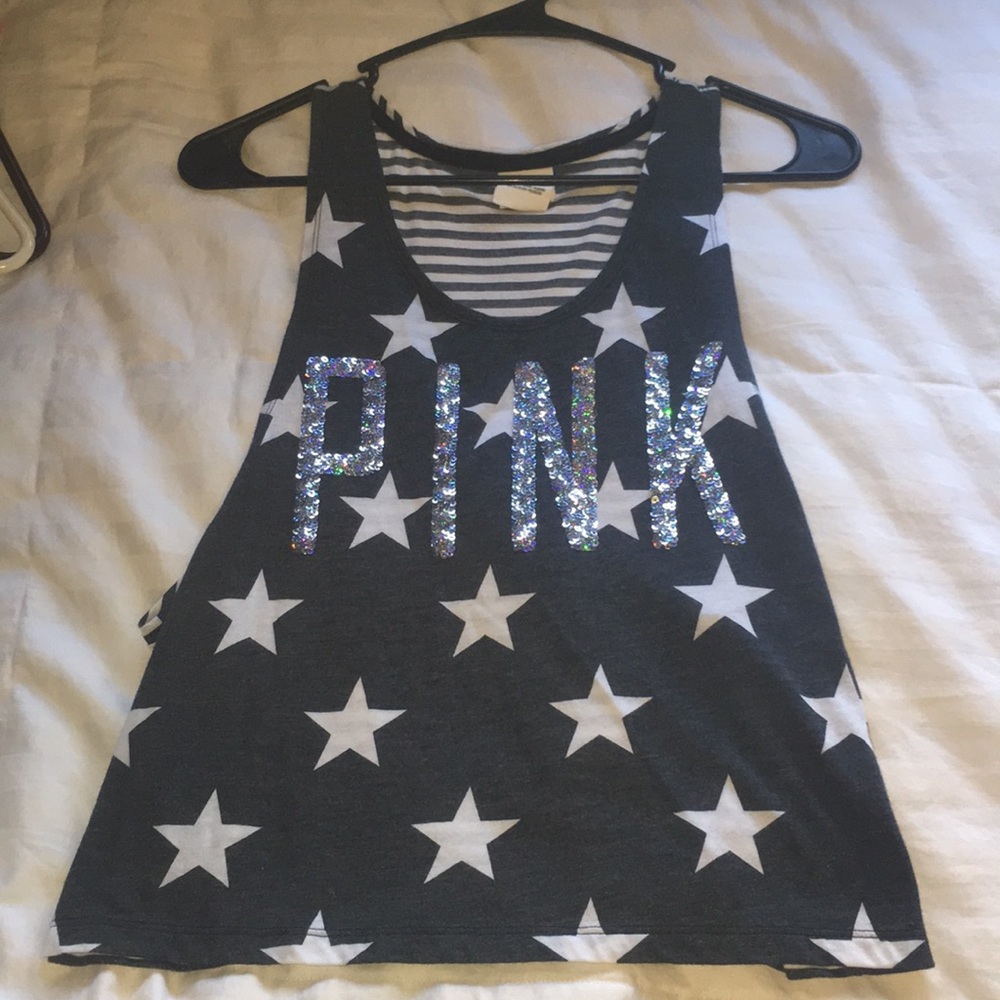VS PINK Stars & Stripes Tank Top